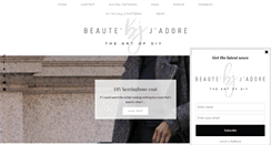 Desktop Screenshot of beautejadore.com